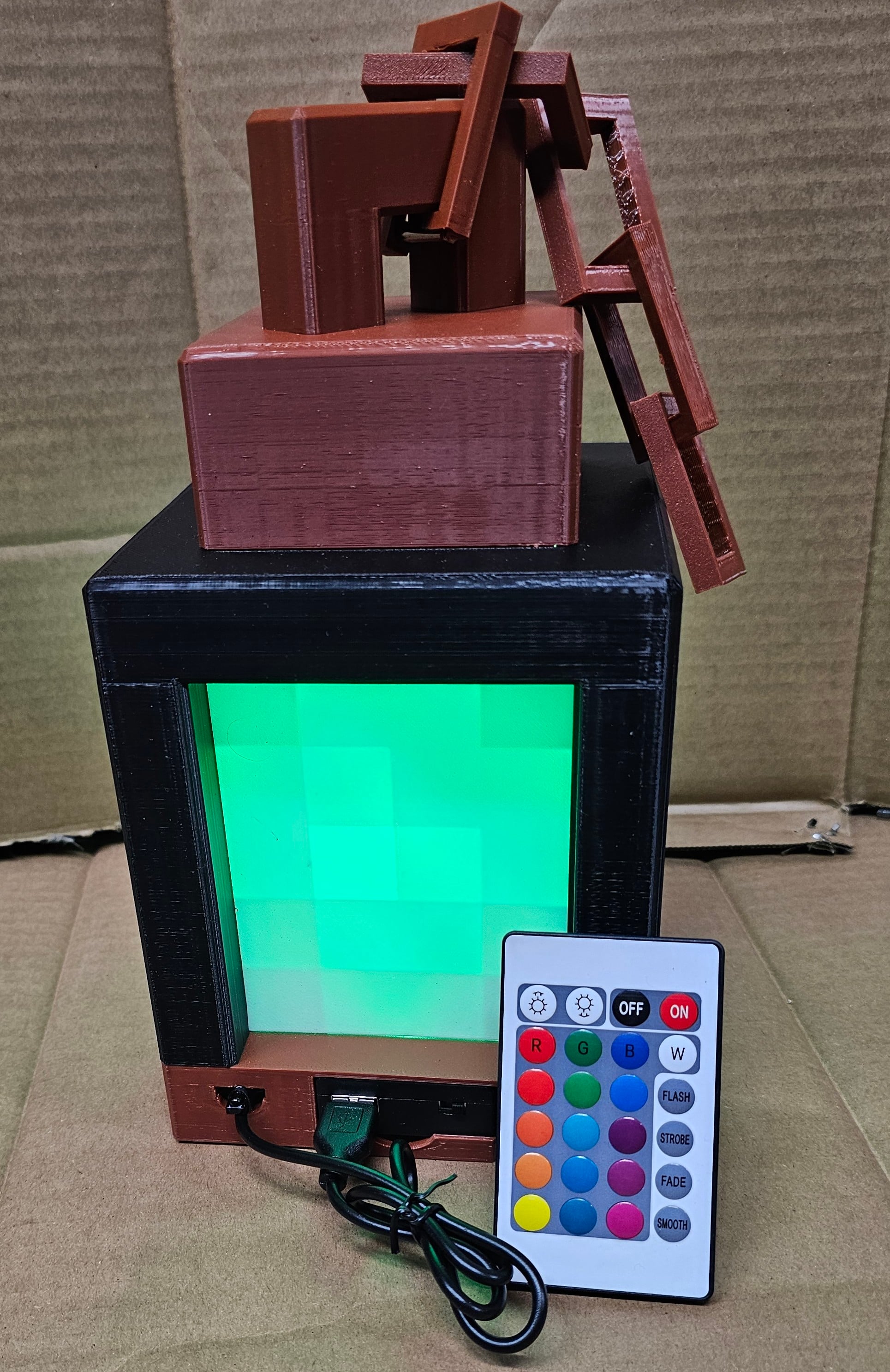 Minecraft Lantern LED Strip with controller