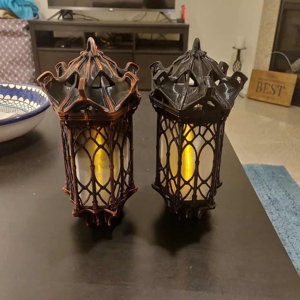 Tea Light Shade for Gothic Lantern
