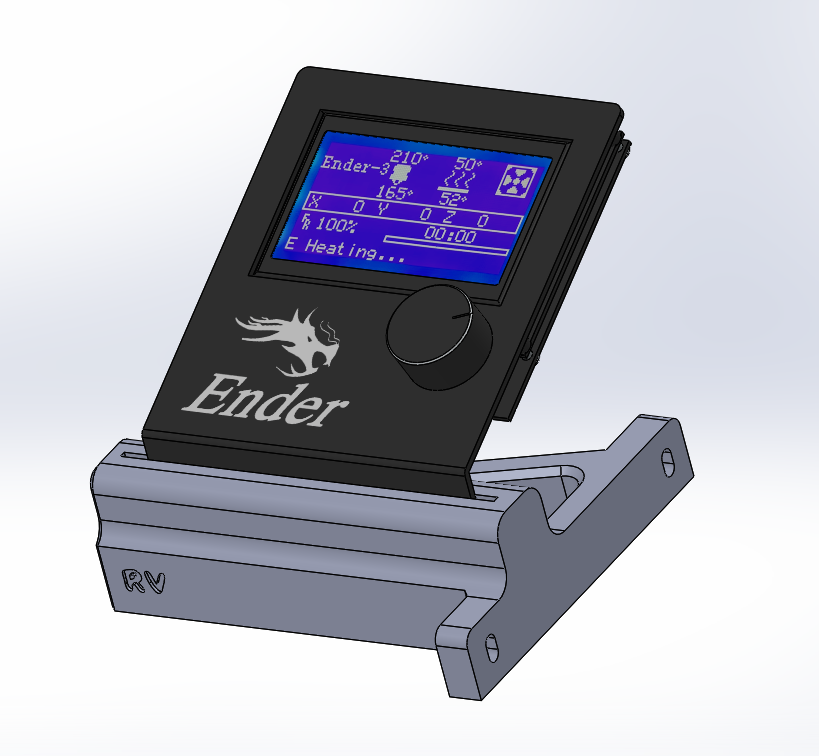 Support écran Creality Ender 3 lcd holder