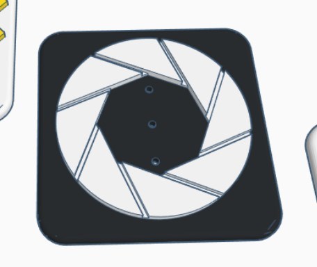 Modular Trailer Hitch Aperture Logo Faceplate