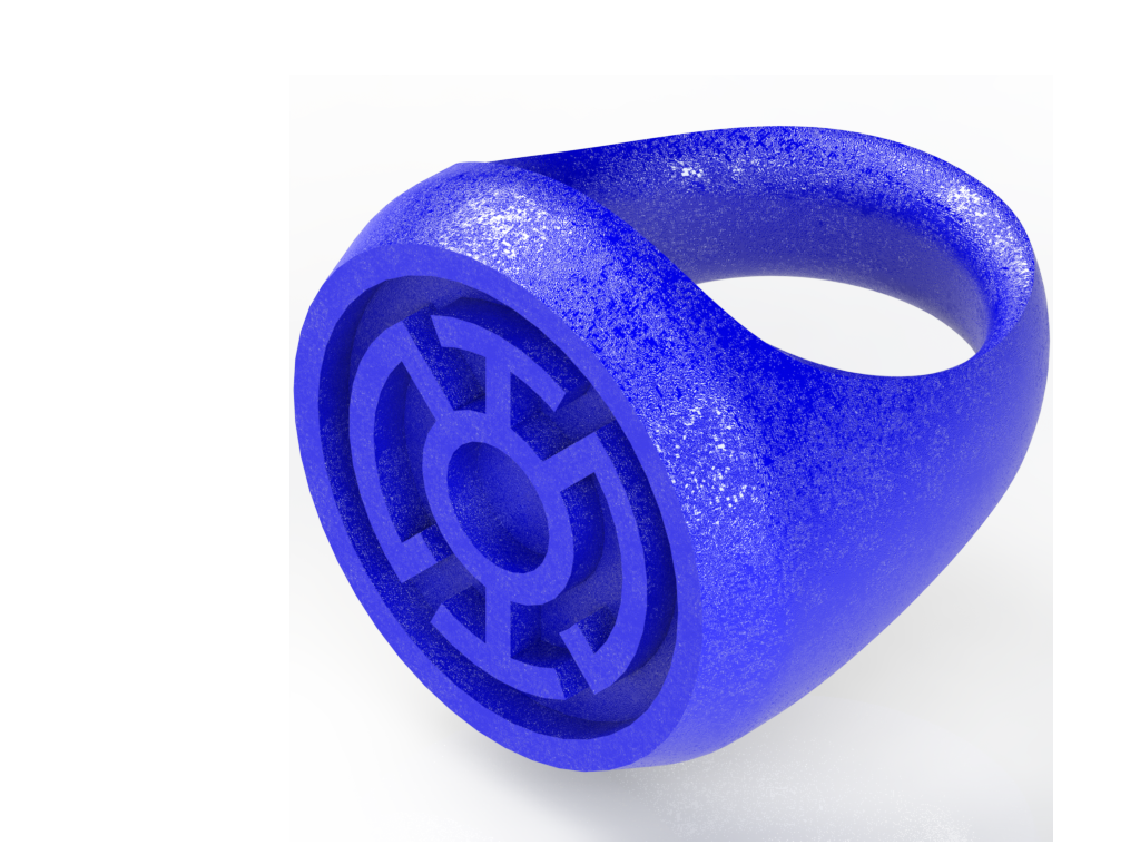 Blue Lantern Ring