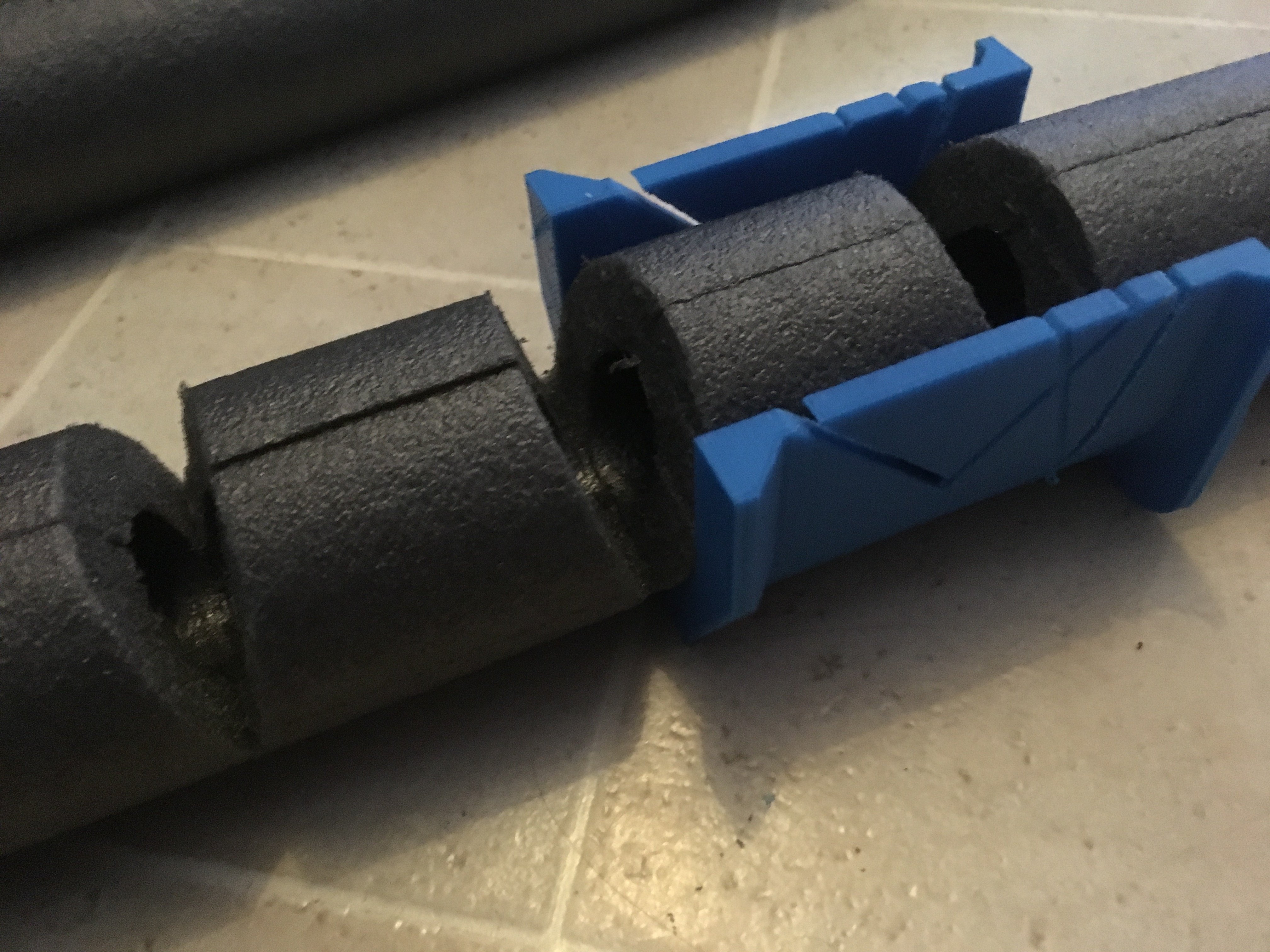 Miterbox isolation tube