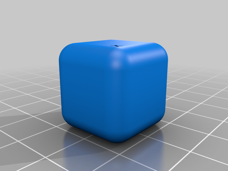 20 mm Cube - Round Corners