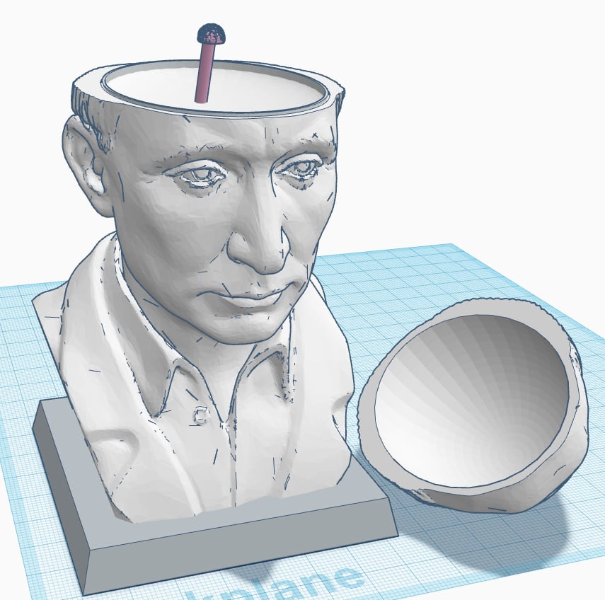 Vladimir Putin - Bust Anatomy Model