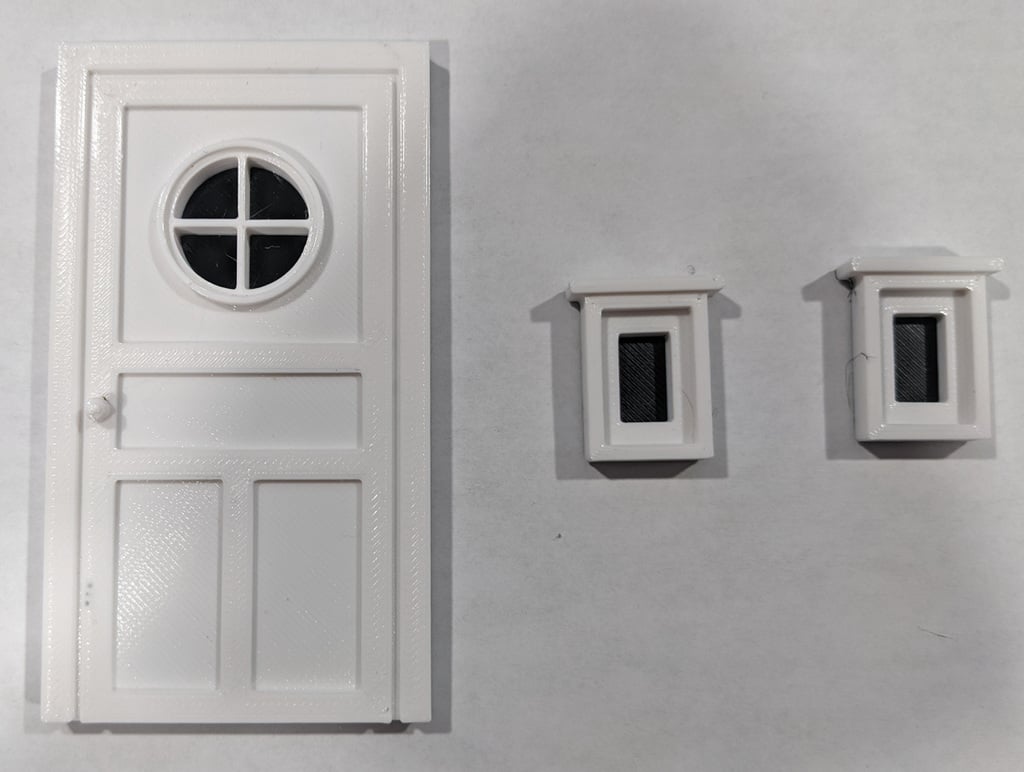 Solid Windows and Doors for Swedish Bird House