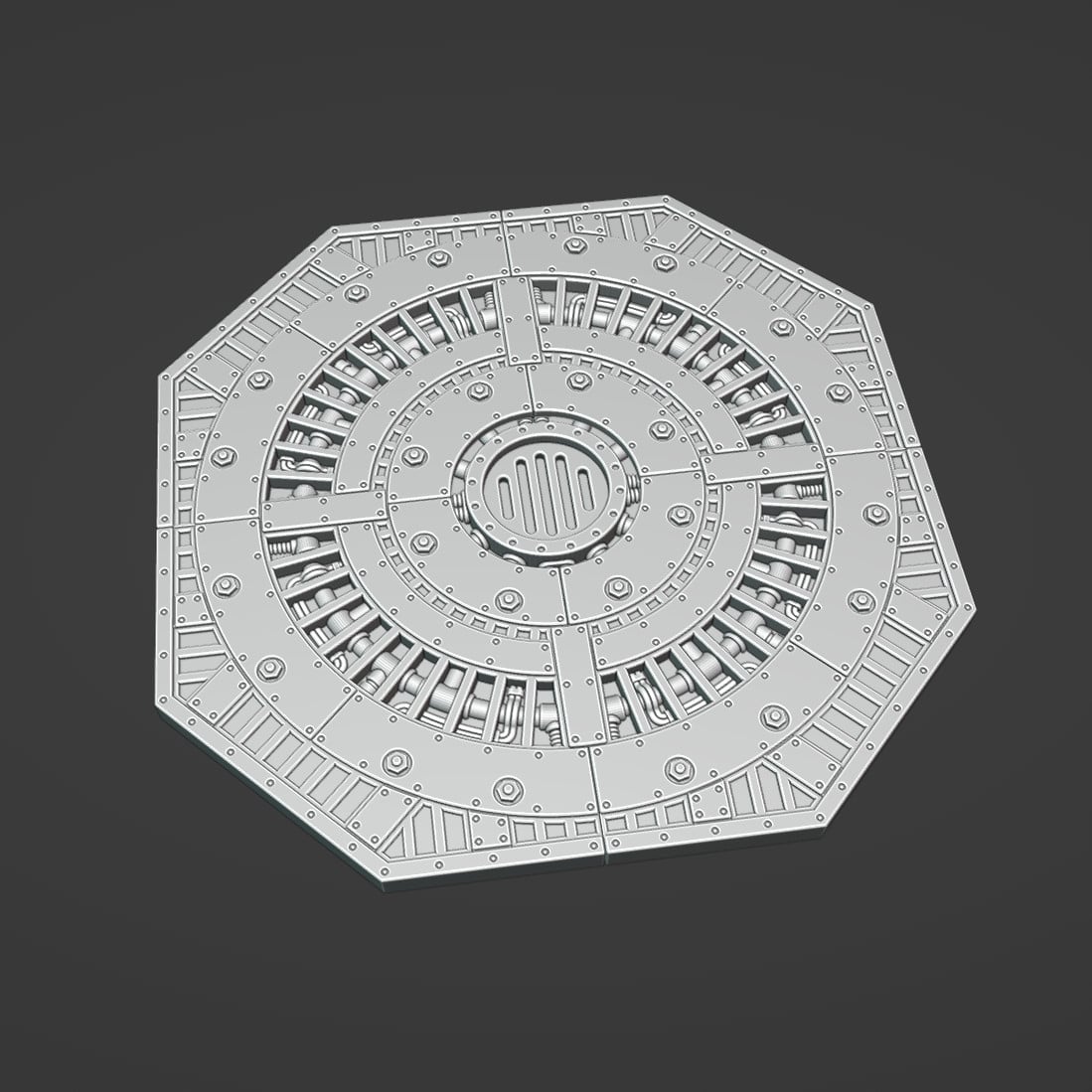 Large Sector Mechanicus tiles with a centre