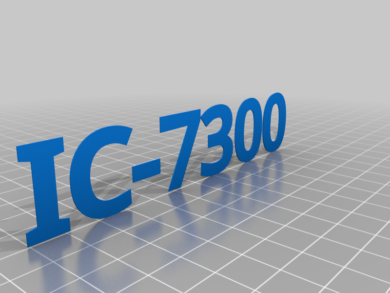 Icom IC-7300 base