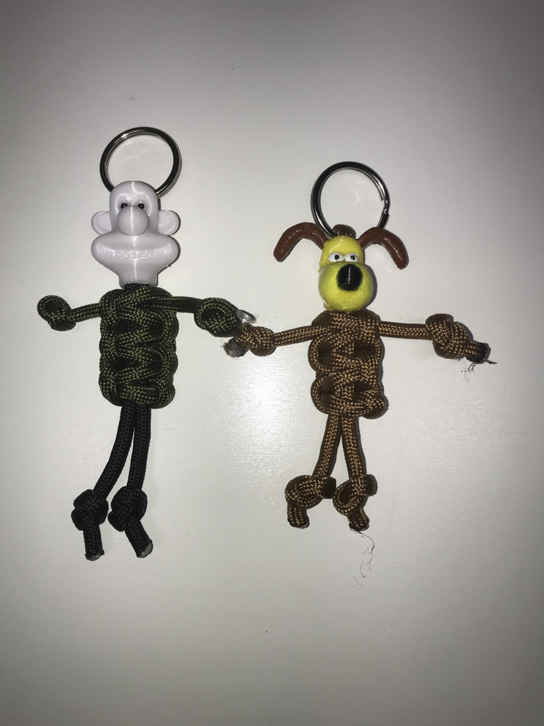 Wallace & Gromit Paracord Dolls