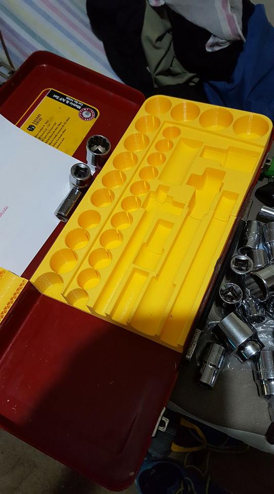 Sidcrhome 40 piece socket set insert