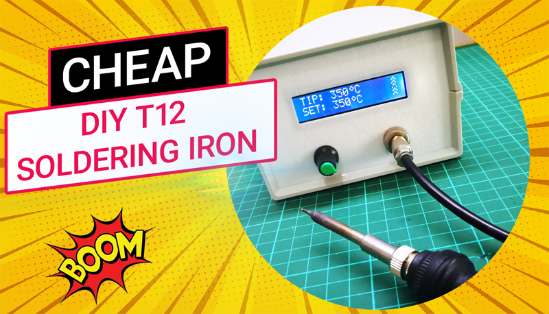 Adjustable Temp. Control Cheap T12 Soldering Iron