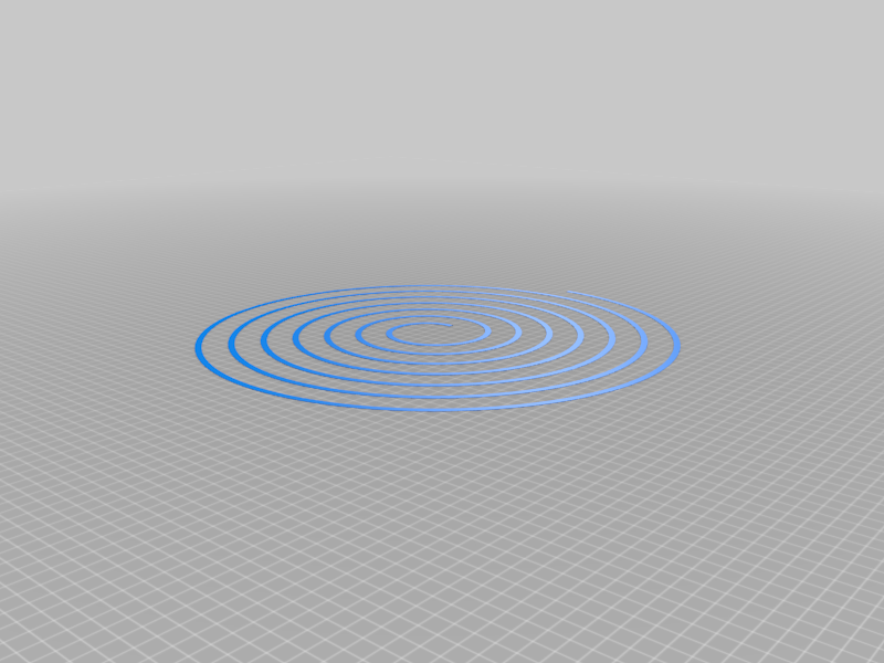 CR10S5 Bedlevel Test Spirale - The spiral for Haggy :-)