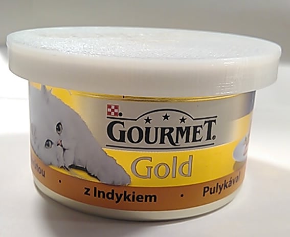 Cover for cat food can - Gourmet