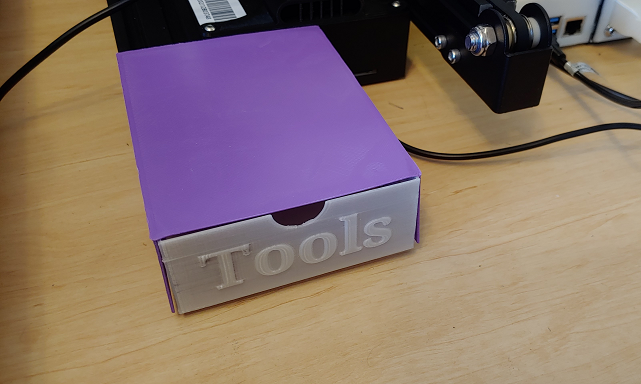 Ender 3 left side tool drawer and cover