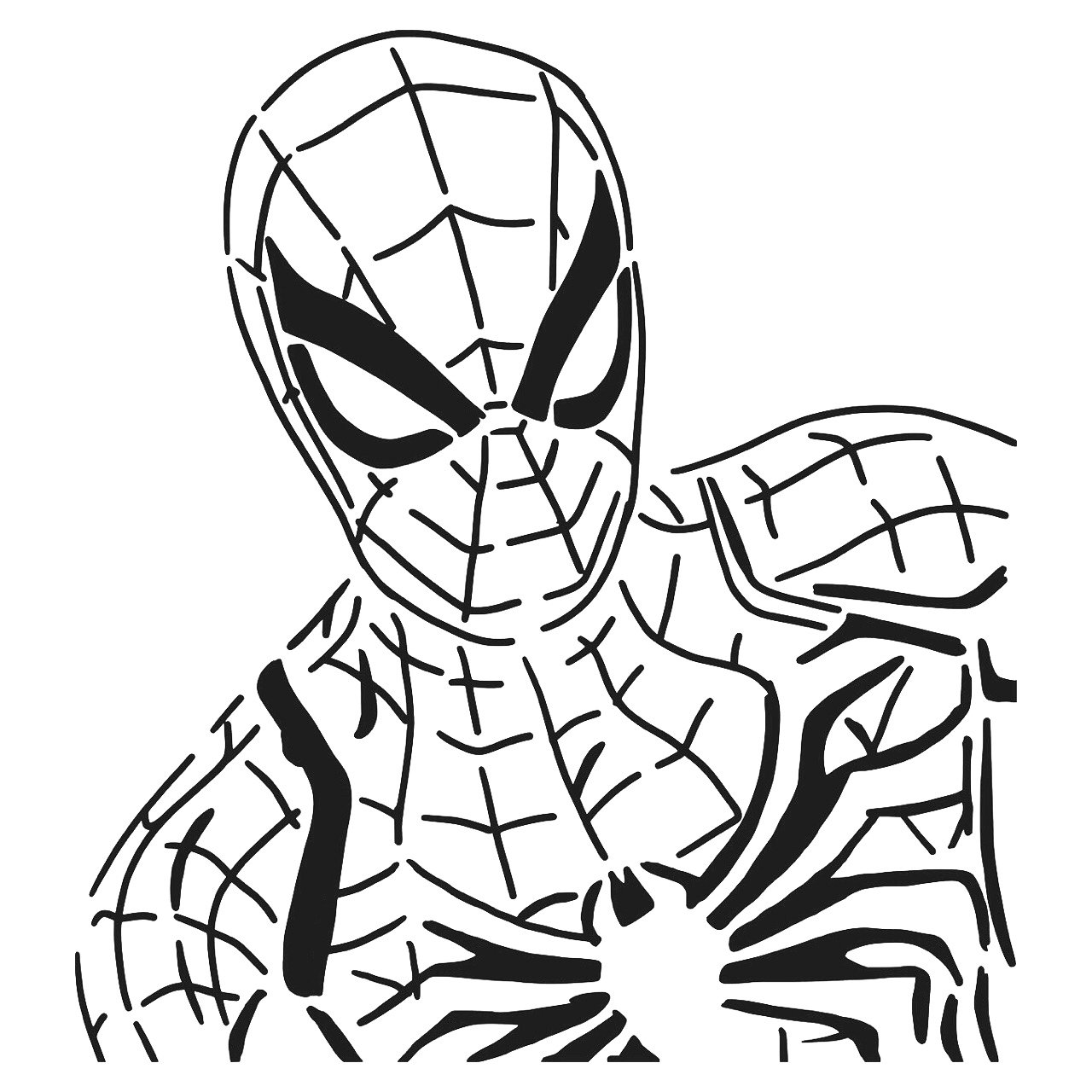 Spiderman Stencil 8