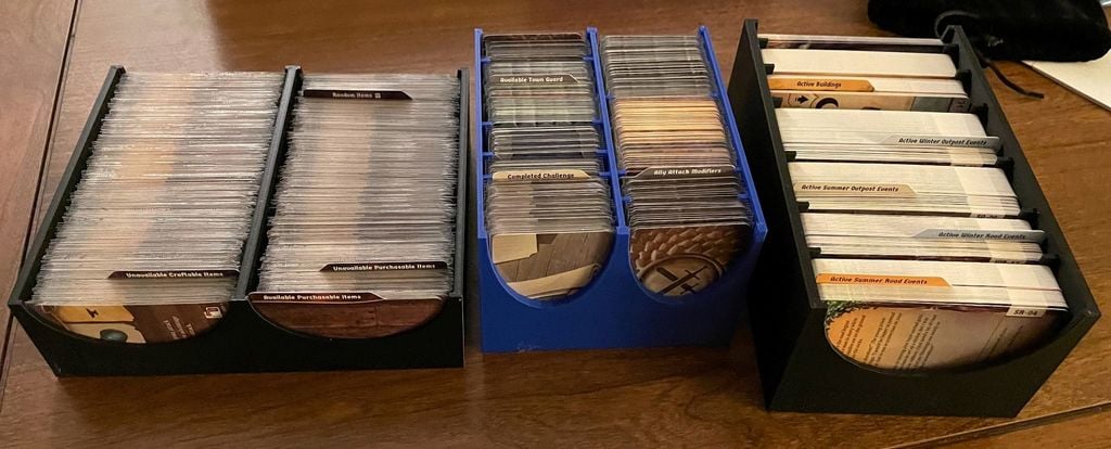 Sleeved Frosthaven Card Holders