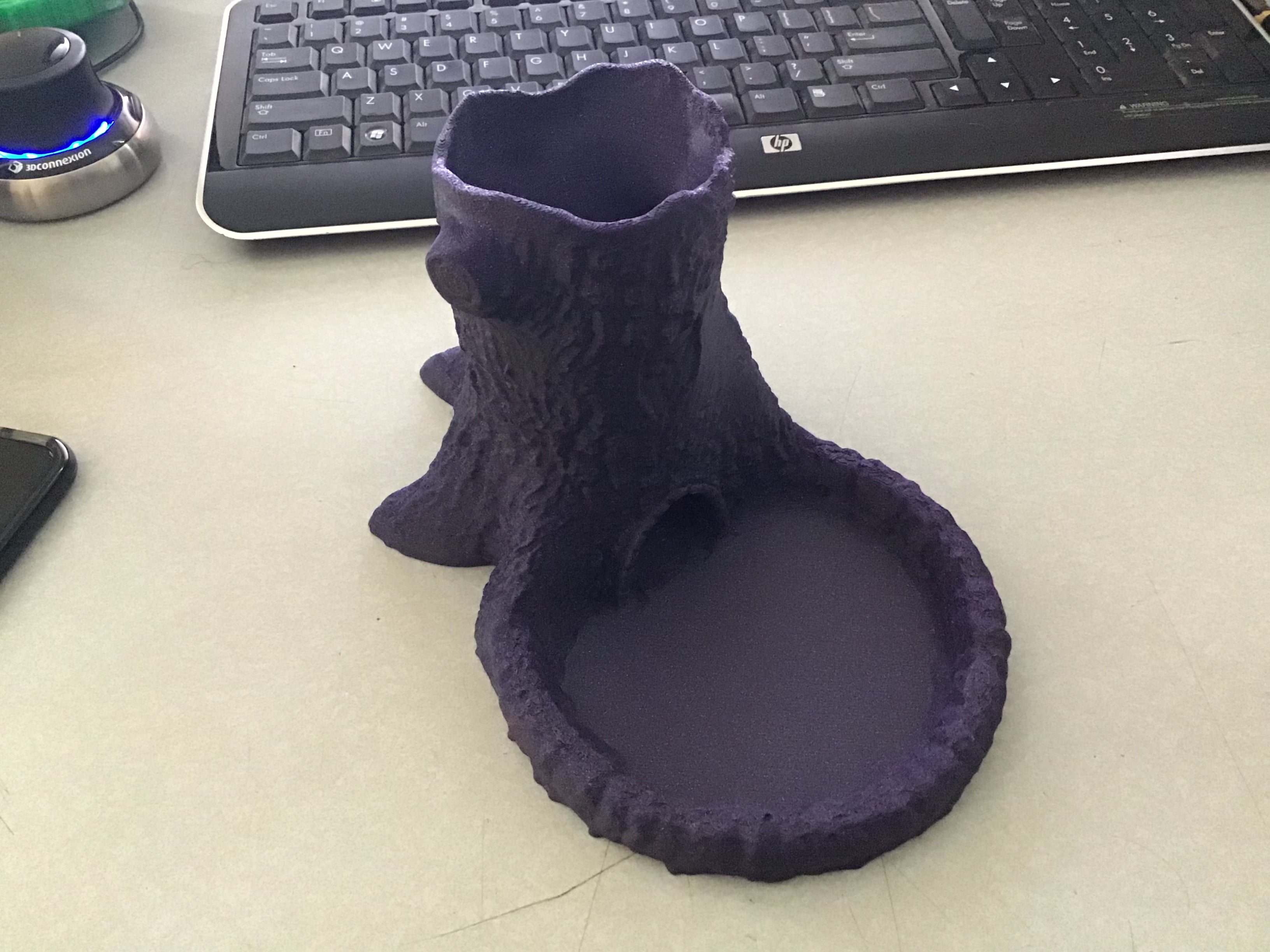 Druidic dice tower with tray repaired