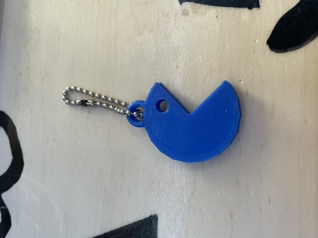 Pacman Key chain