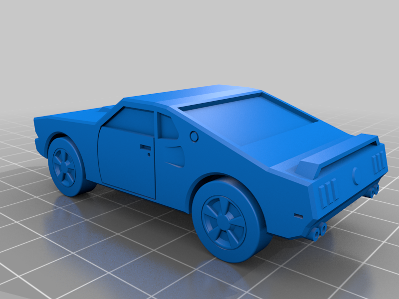 Print in Place Toy Mustang