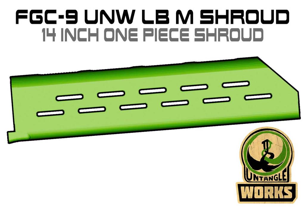 FGC-9 UNW 14inch Long barrel M shroud set