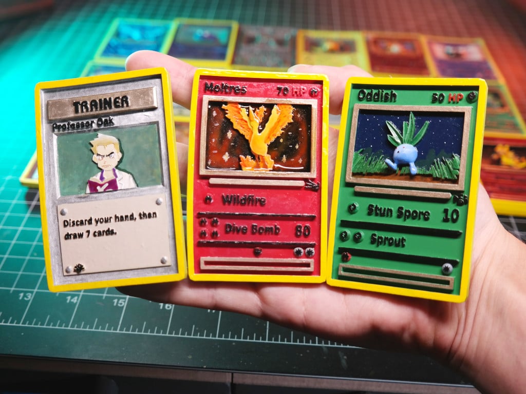 3D Printable Pokemon Cards (Part 5)