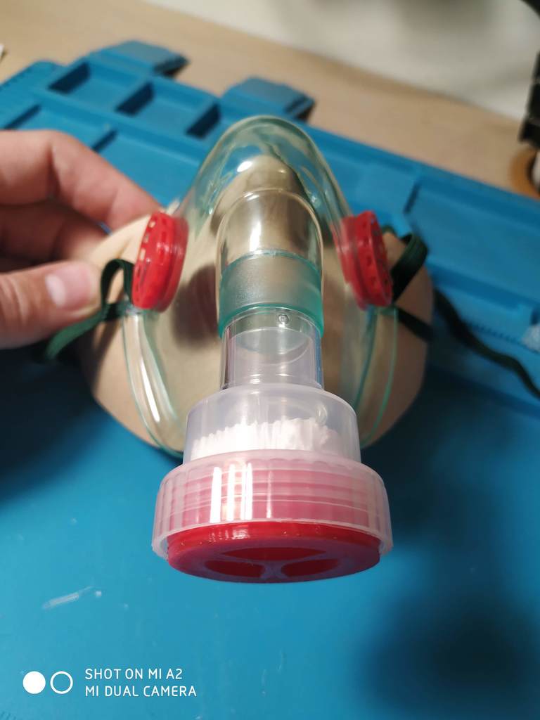 Turn ventilation mask to a filtration mask 