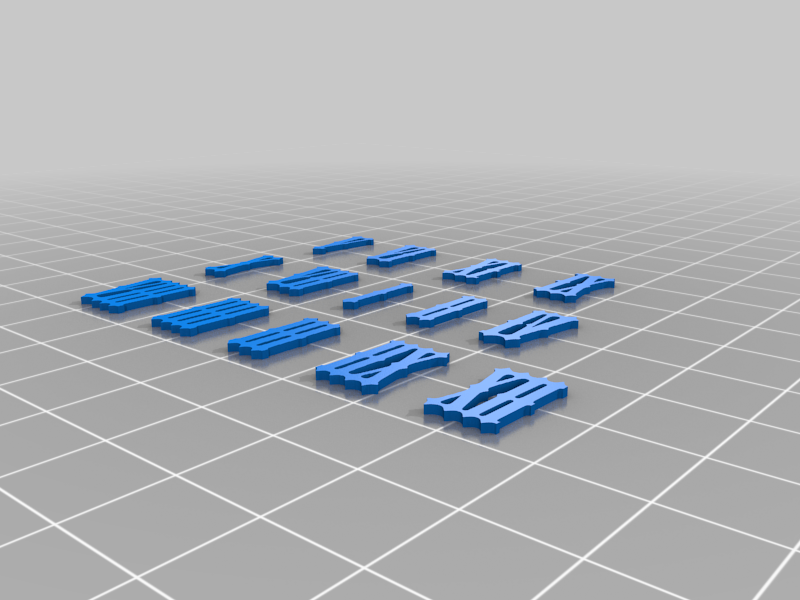Cuckoo Clock Replacement Numerals