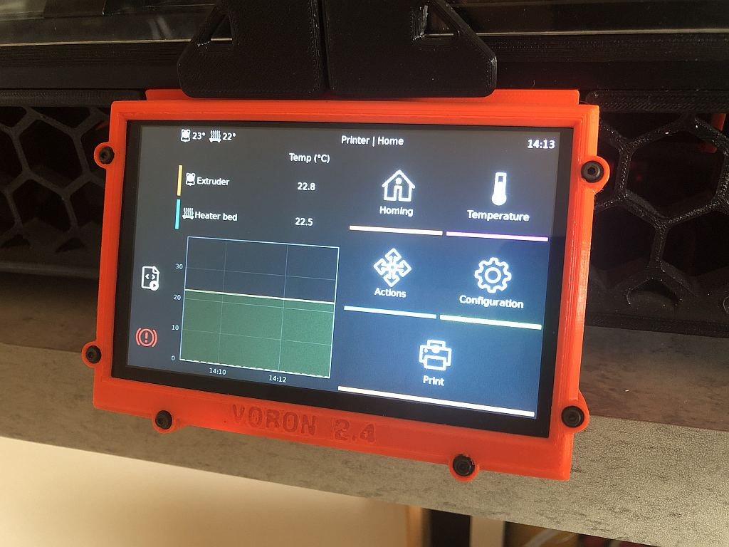 Waveshare 5Inch DSI Display case for VORON 2.4