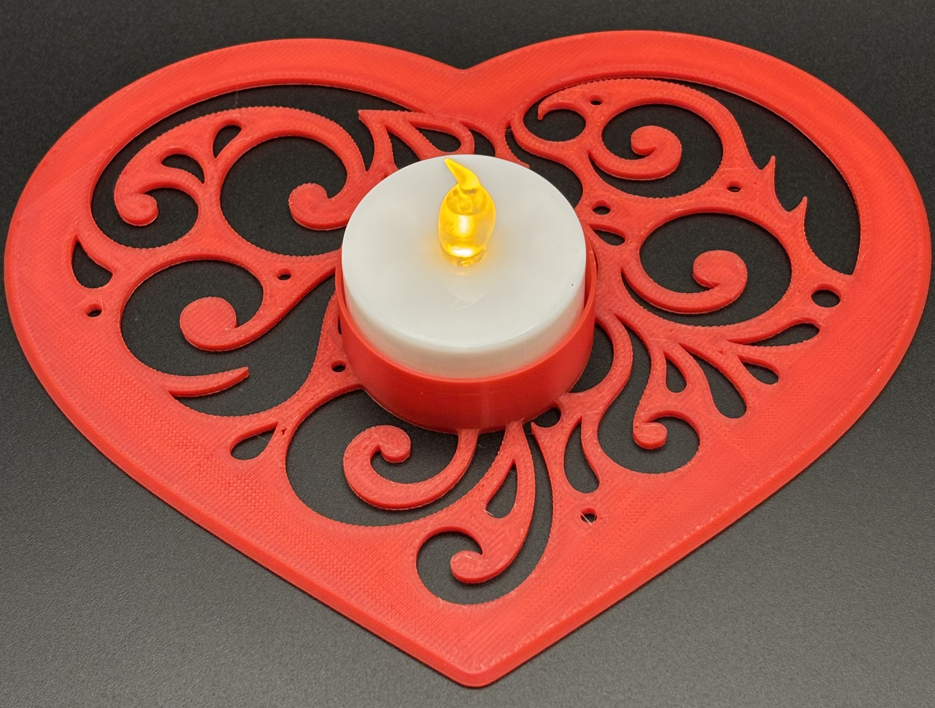 Heart Shaped Candle/Tealight Holder