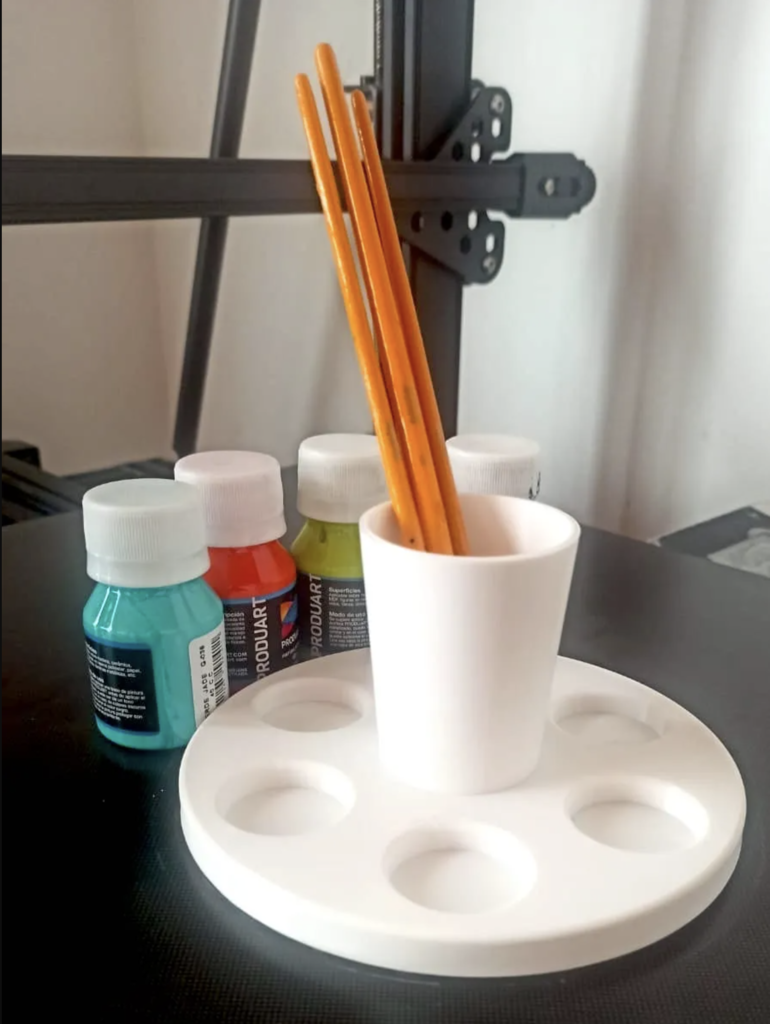 Paint Palette with cup for water