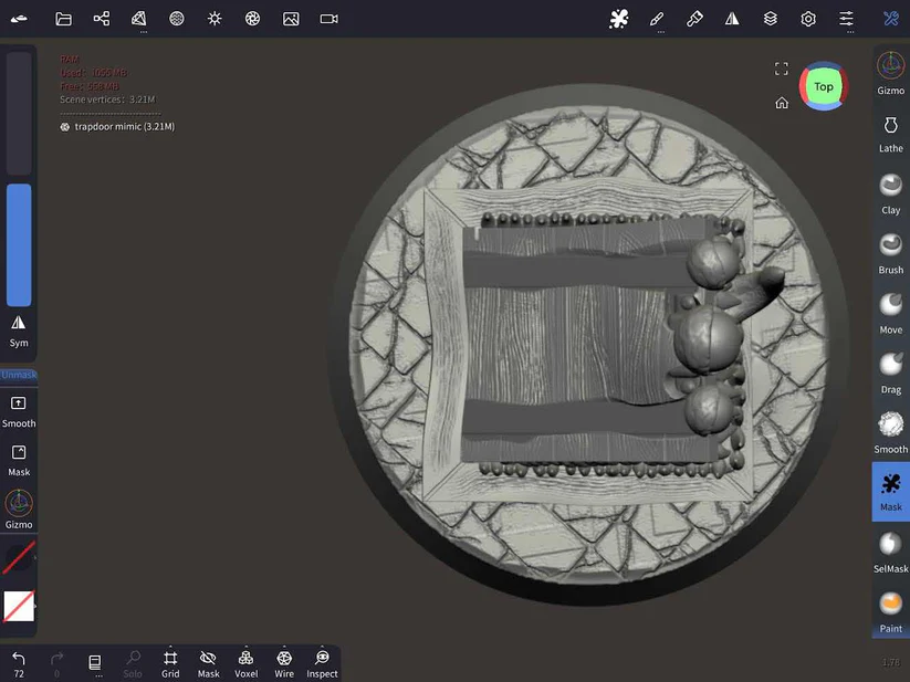 Miniatura 14 do modelo 3D Trapdoor Mimic Mini