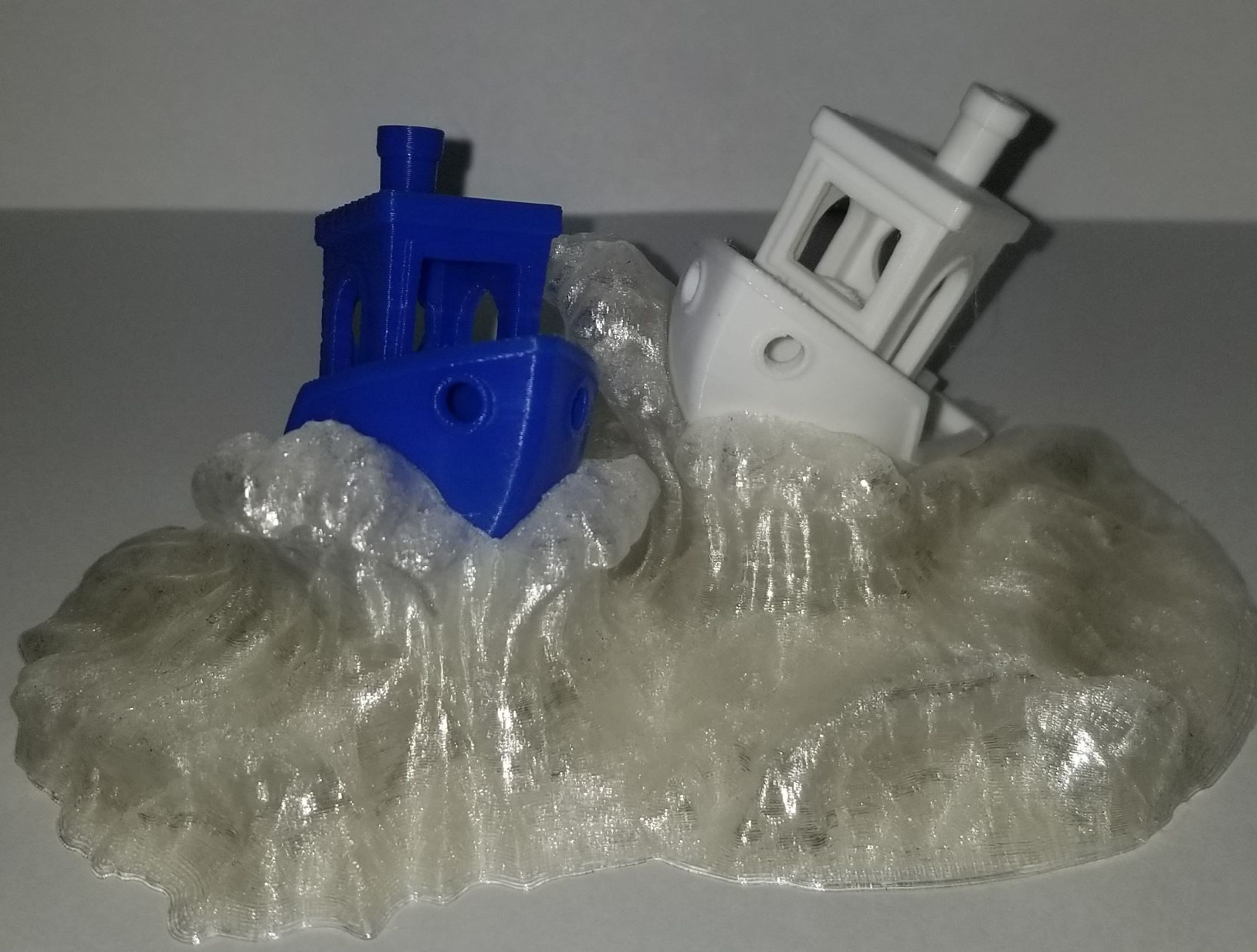 Benchy Dual Wave Crashing Boats