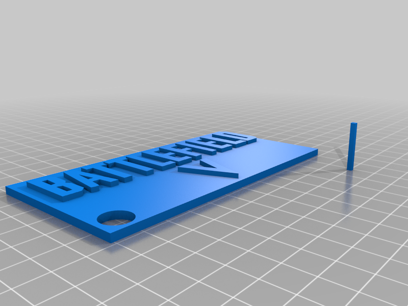 Battlefield V Logo Keychain
