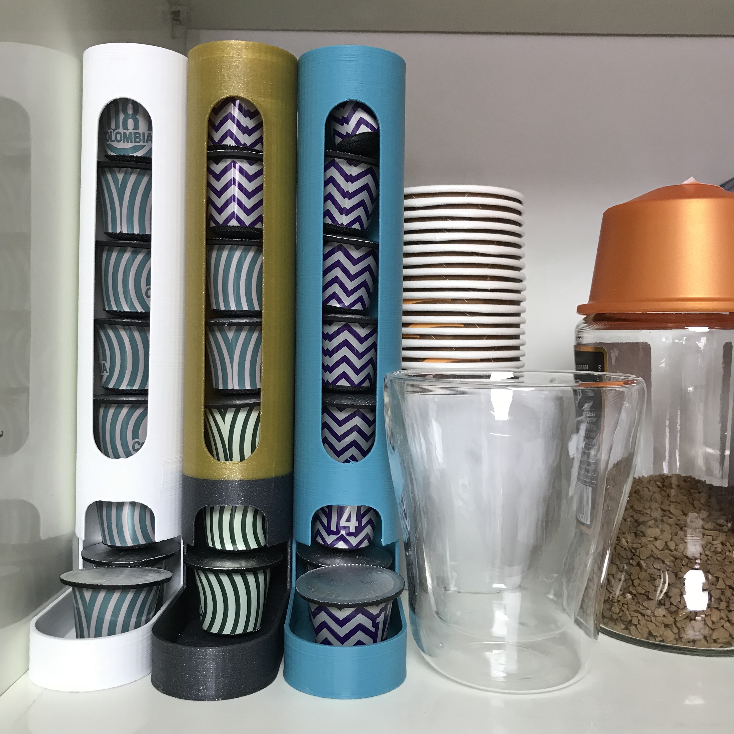 Nespresso coffee capsule holder