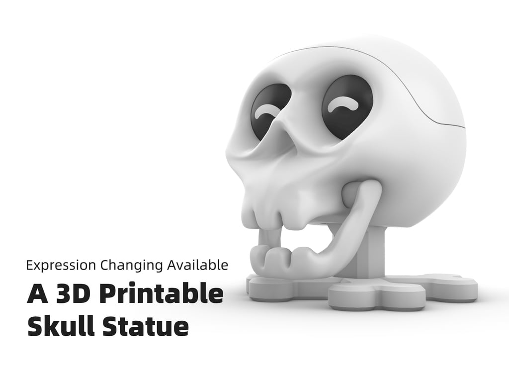 Skull Statue- Expression Changing Available