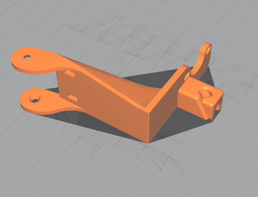 Ender 3 Cable Chain Extruder Mount