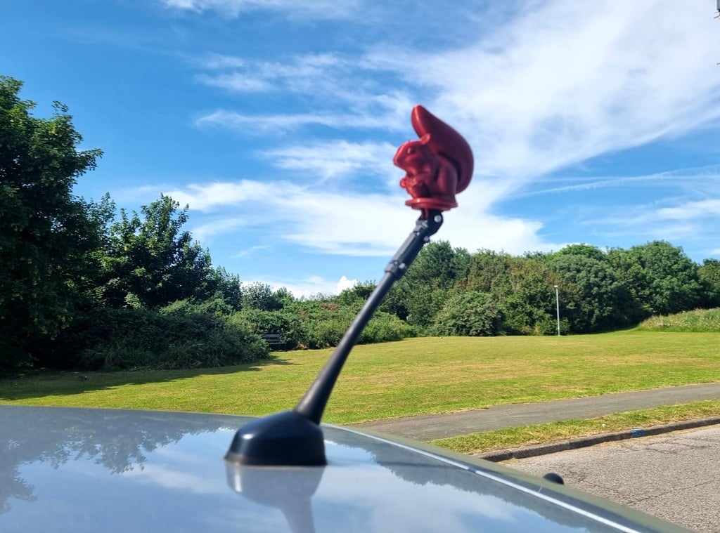 Car Aerial Topper with GoPro Mount