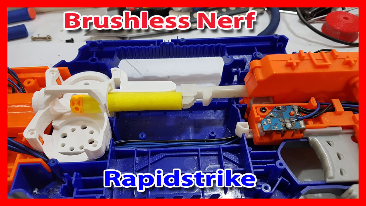 Nerf Rapidstrike Brushless Motor Setup (Gen 3)