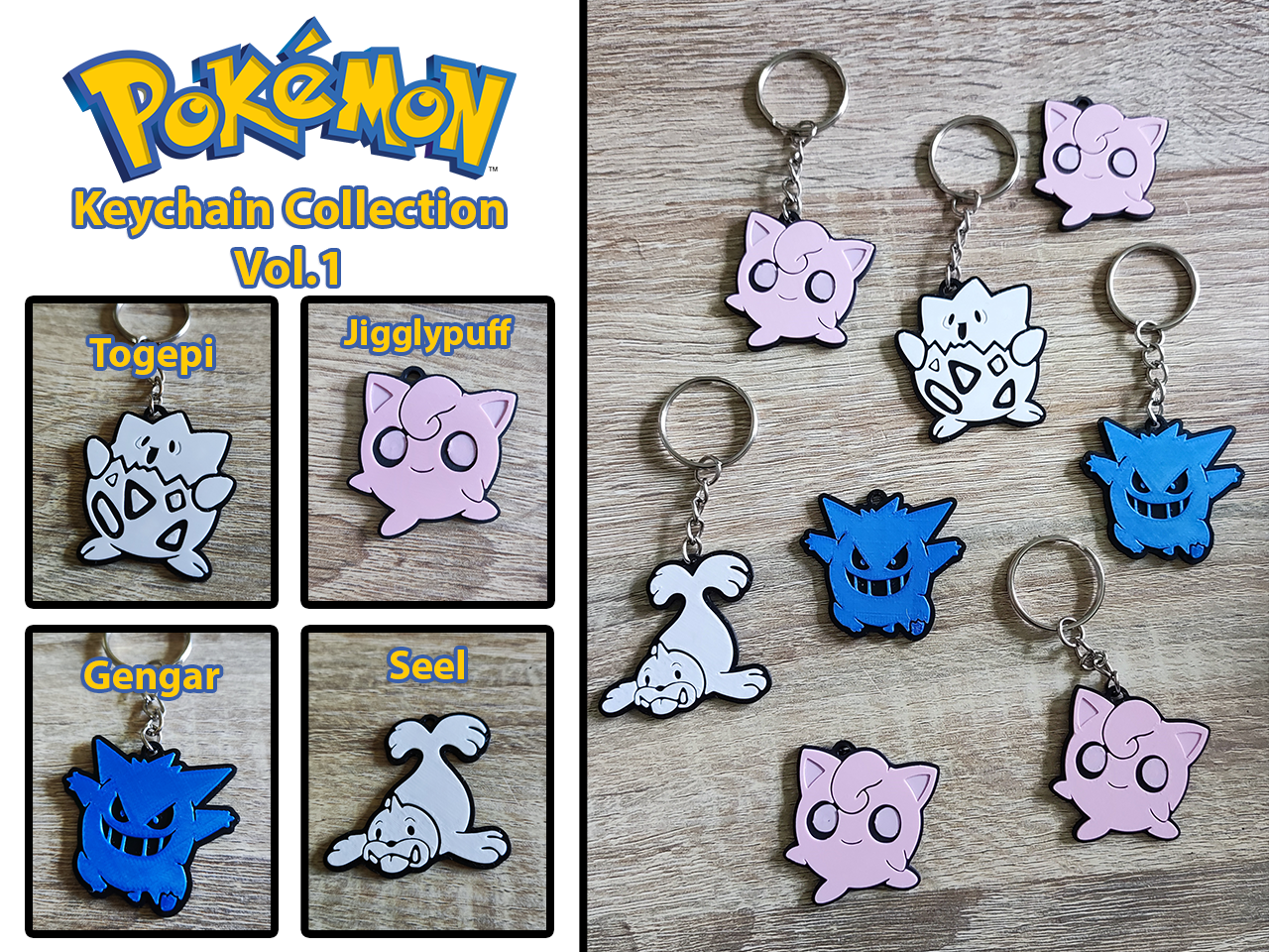 Pokemon Keychains Mini Collection