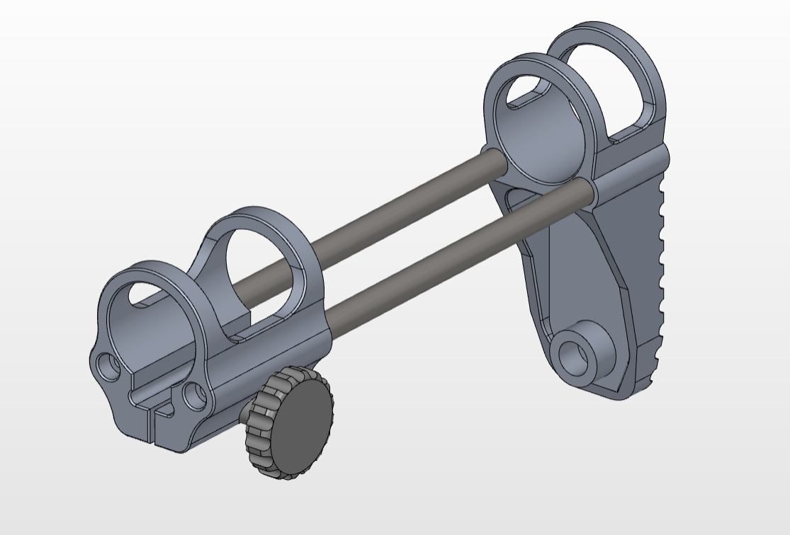 Ultralight AR Stock for Airsoft use