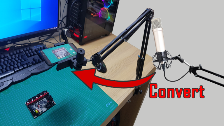 Convert Mic Stand Into Phone Stand