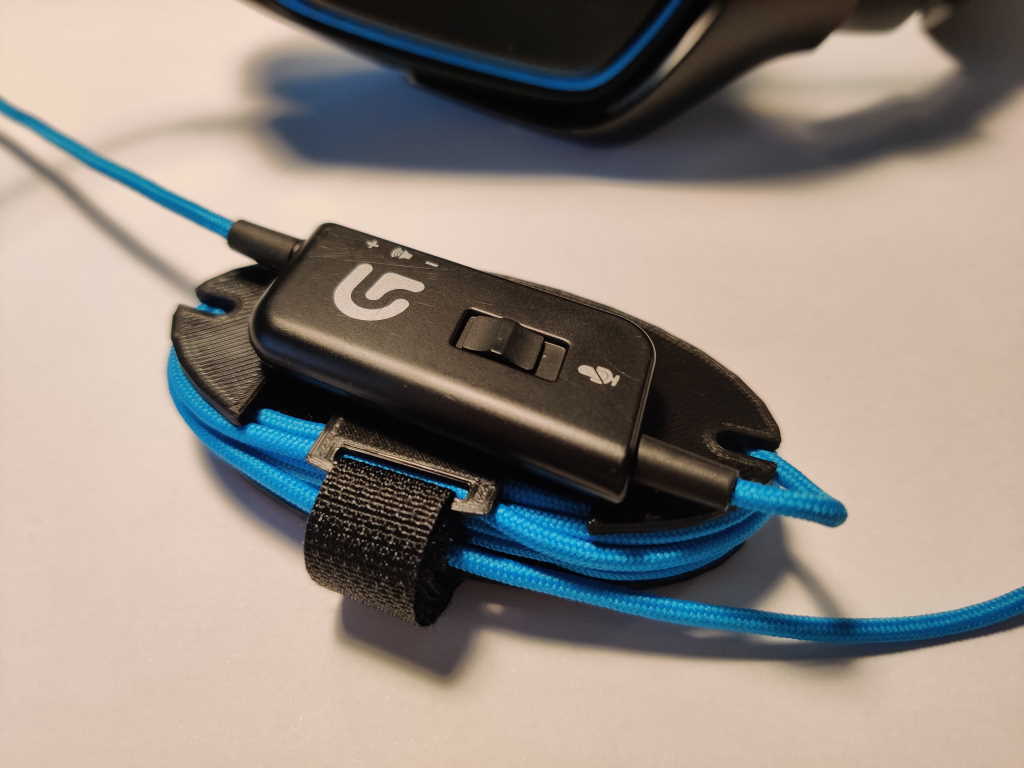Logitech G430 headset cable wrapper
