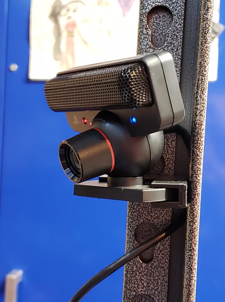 PS3 Eye Camera Mount for Metal Shelving