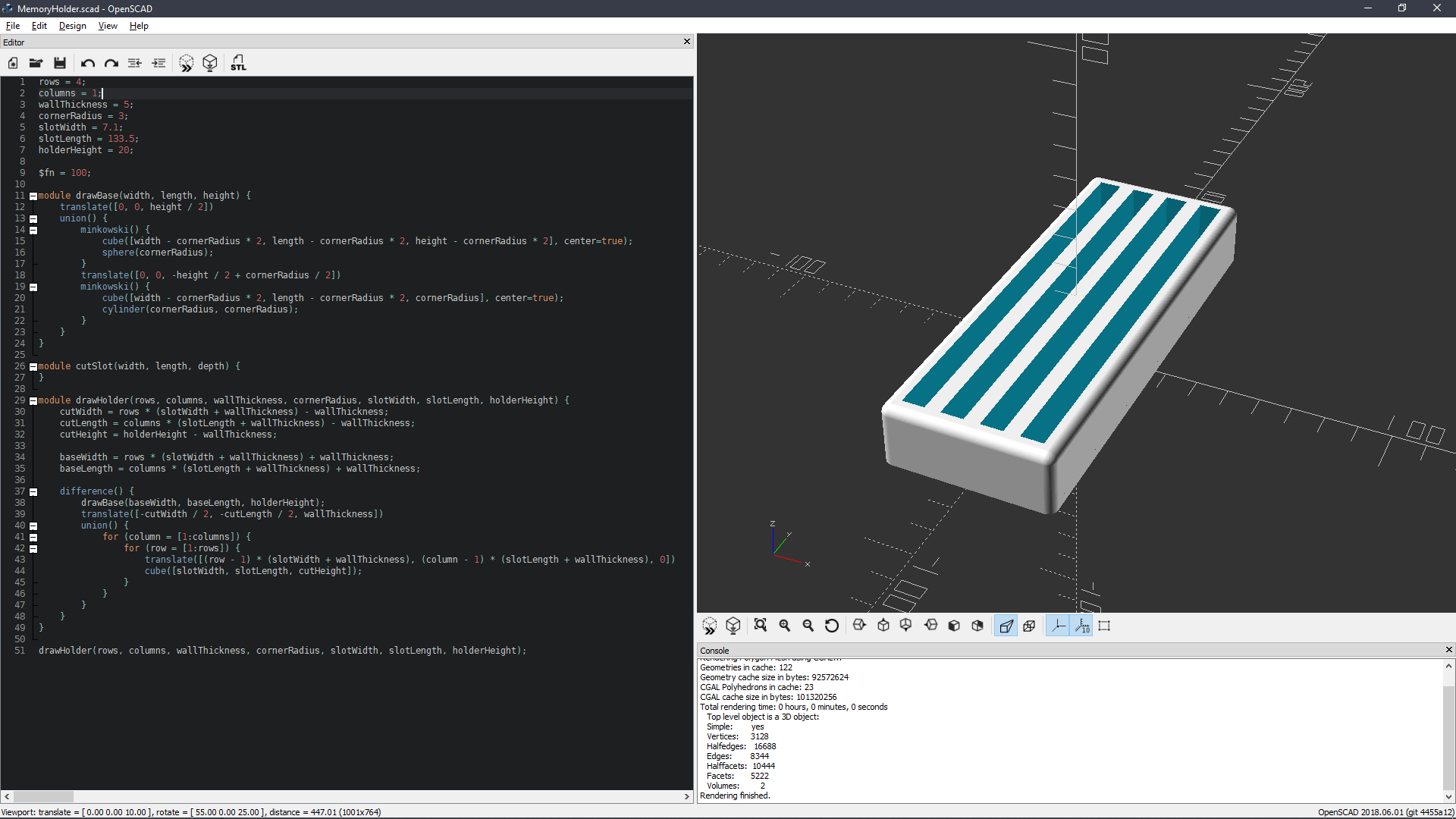 Spare Memory/RAM Holder (Customizable)
