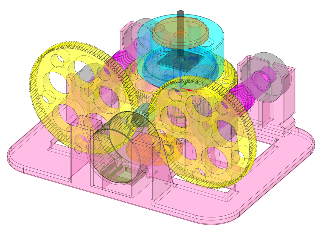 Polar Equatorial Gear System