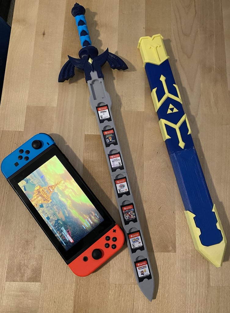 Multicolor Master Sword Switch Storage (extended!)