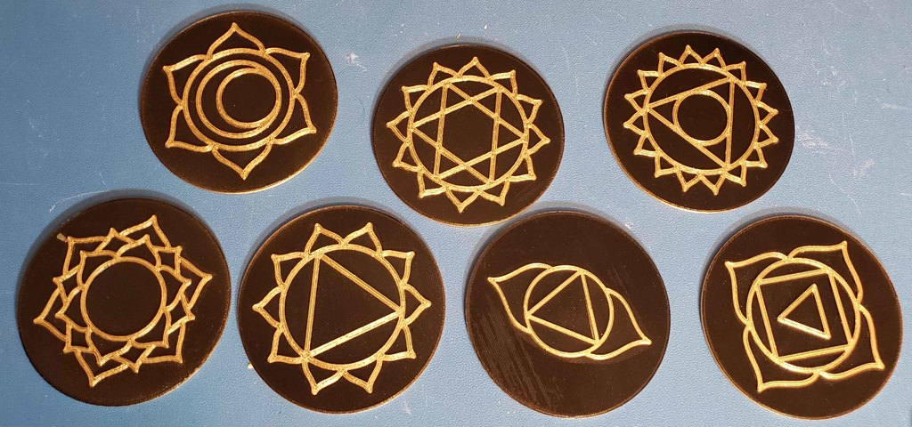 Chakra Symbol Coasters