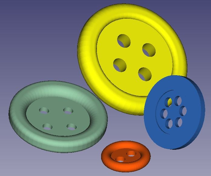 Button factory (shirt, trousers, ...)