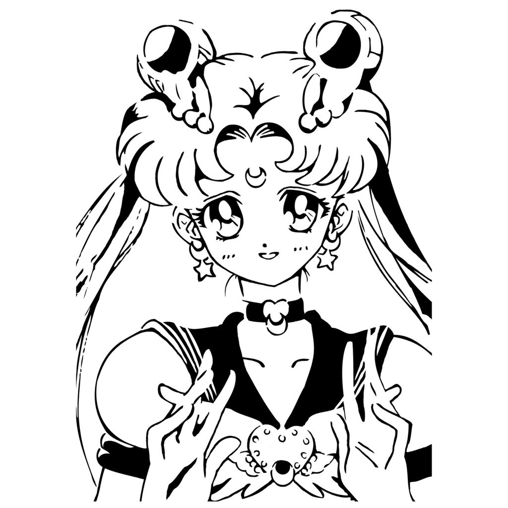 Sailor Moon stencil