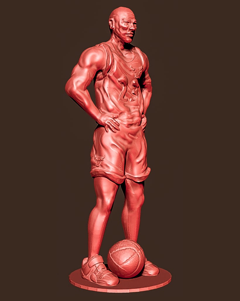 Michael Jordan 3d figure