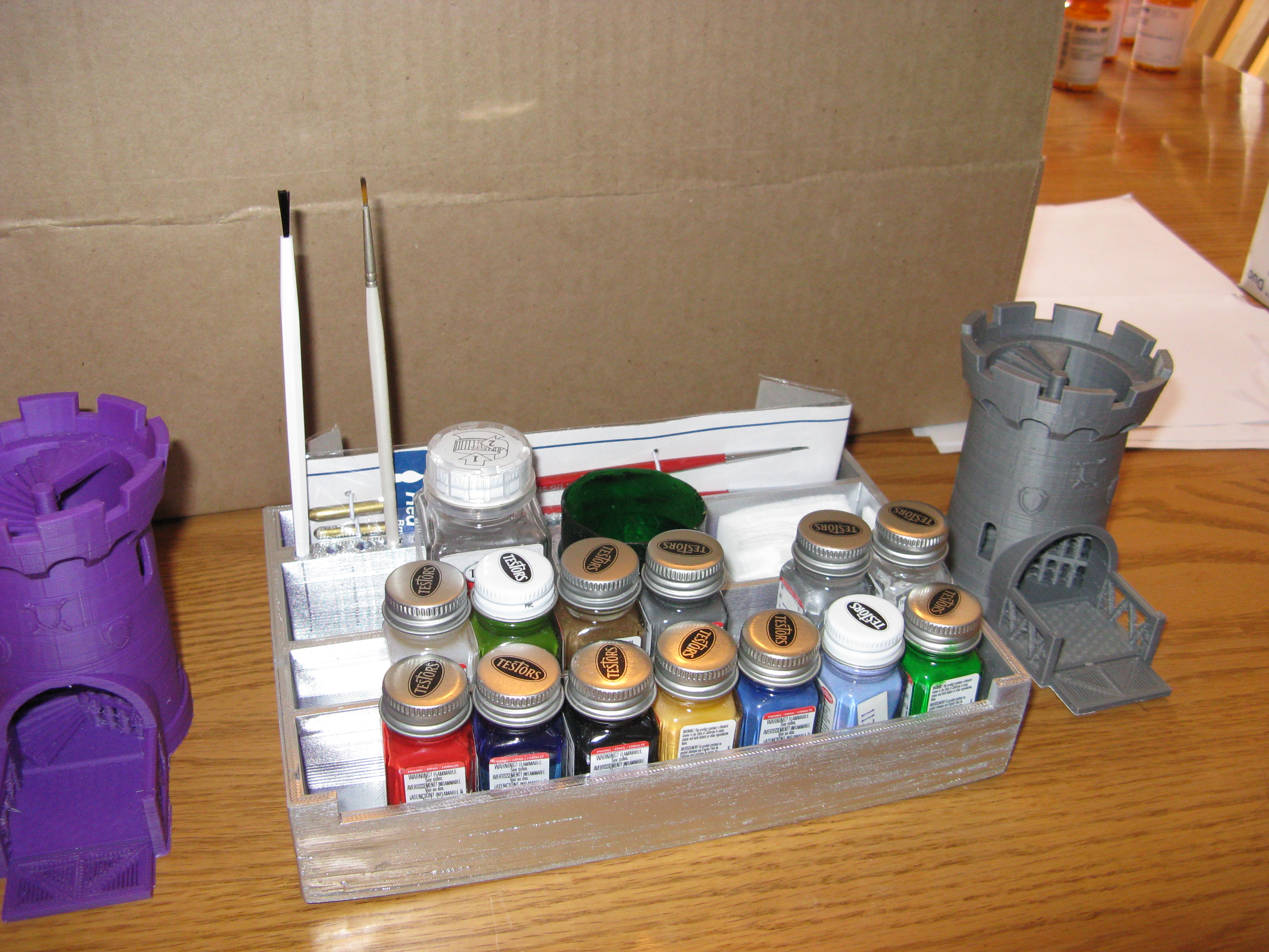 Testors Paint Tray with Supply Holder